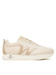 Weekend Max Mara Sneakersy 2525766034650 Écru. Obuwie sportowe damskie Weekend Max Mara, ze skóry, bez zapięcia. Za 929.99 zł.