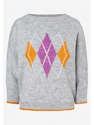 More & More Sweter w kolorze szarym rozmiar: 42. Szare swetry klasyczne damskie More & More, bez kołnierzyka. Za 122.96 zł.
