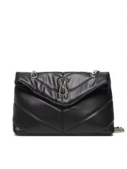 Steve Madden Torebka Bbelzer SM13000707-020002-BLK Czarny. Czarne torebki wieczorowe damskie Steve Madden, bez wzorów, ze skóry, bez dodatków. Za 469.99 zł.