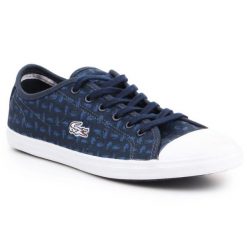 Trampki Lacoste Ziane W 7-31SPW0038003 białe. Białe trampki damskie bez wzorów, z materiału, bez zapięcia. Za 544.84 zł.