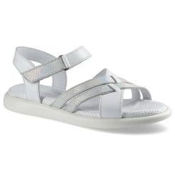 Białe Sandały Ravini Damskie Wygodne Buty Na Lato. Białe sandały damskie Ravini, bez wzorów, bez obcasa, bez zapięcia. Za 135.00 zł.