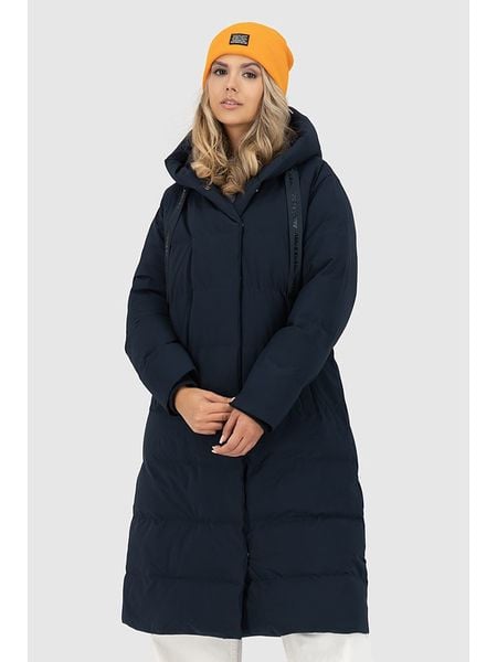 Alife and kickin Płaszcz zimowy "DitteAK" w kolorze granatowym rozmiar: XL. Niebieskie płaszcze damskie Alife and Kickin, na zimę, xl, bez wzorów, z puchu, bez kaptura. Za 406.57 zł.