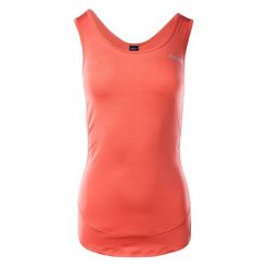 Koszulka bezrękawnik damski Hi-Tec Lady Malia - pomarańczowa, Rozmiar S. Brązowe bluzki damskie Hi-tec, s, bez wzorów, z elastanu, bez kołnierzyka, bez ramiączek. W wyprzedaży za 49.99 zł.