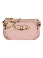 Guess Torebka w kolorze jasnoróżowym - 24 x 13 x 5 cm rozmiar: onesize. Różowe torebki klasyczne damskie Guess, z materiału, przez ramię, z tłoczeniem, bez dodatków. Za 382.13 zł.