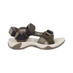Sandały turystyczne damskie CMP Hamal. Zielone sandały damskie CMP, bez wzorów, bez obcasa, bez zapięcia. Za 133.59 zł.