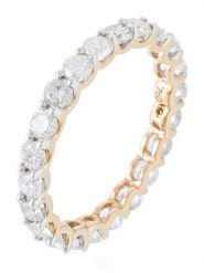 ATELIER DU DIAMANT Złoty pierścionek "Mon tour complet" z diamentami rozmiar: 52. Żółte pierścionki damskie ATELIER DU DIAMANT, z diamentem, złote. Za 12,353.99 zł.