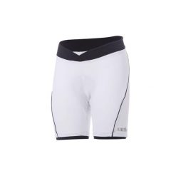 Damskie spodenki typu bib rh+ Pista 18 cm. Białe spodenki sportowe damskie xl, bez wzorów, rowerowe. W wyprzedaży za 327.00 zł.