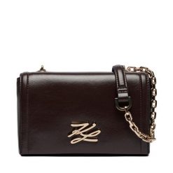 Torebka KARL LAGERFELD. Brązowe listonoszki damskie KARL LAGERFELD, bez wzorów, bez dodatków. Za 1,039.00 zł.