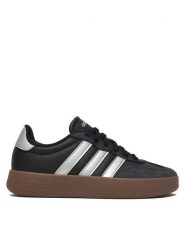 Adidas Sneakersy Barreda JP5960 Czarny. Czarne obuwie sportowe damskie Adidas, ze skóry, bez zapięcia. Za 279.99 zł.