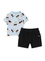 Karl Lagerfeld Kids Komplet t-shirt i spodenki Z31070 M Kolorowy Regular Fit. T-shirty i koszulki chłopięce Karl Lagerfeld Kids, bez wzorów, z bawełny, bez kołnierzyka, bez ramiączek. Za 332.99 zł.