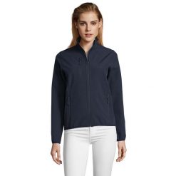 Kurtka Damska Radian Soft Shell. Niebieskie kurtki damskie SOL'S, s, bez wzorów, bez kaptura. Za 181.99 zł.