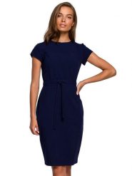 Stylove Sukienka w kolorze grantowym rozmiar: M. Niebieskie sukienki damskie Stylove, bez wzorów, bez ramiączek. Za 203.45 zł.