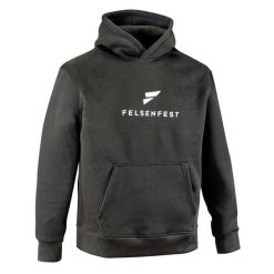 Bluza rozgrzewkowa Slopers. Czarne bluzy damskie FELSENFEST, bez wzorów, z bawełny, bez kaptura. Za 289.99 zł.