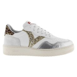 Białe buty sportowe z metalicznym i zwierzęcym nadrukiem dla kobiet Victoria Mad. Szare obuwie sportowe treningowe Victoria. W wyprzedaży za 374.70 zł.