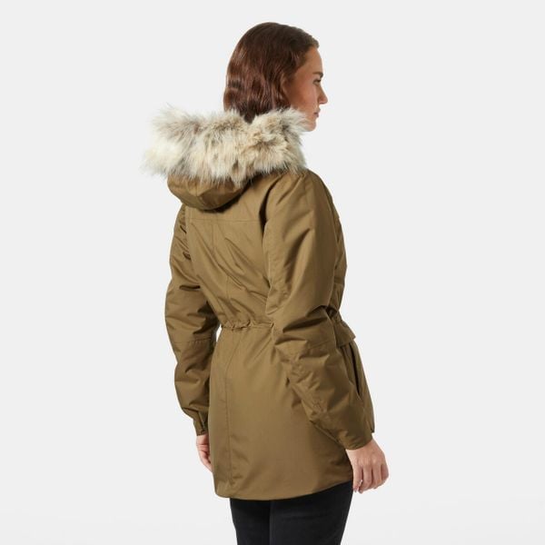 Parka damska z kapturem Helly Hansen Coastal. Brązowe parki damskie Helly Hansen, na zimę, z kapturem. W wyprzedaży za 1,037.05 zł.