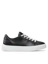 ECCO Sneakersy Street Tray W 29114301001 Czarny. Czarne obuwie sportowe damskie ECCO, ze skóry, bez zapięcia. Za 519.99 zł.