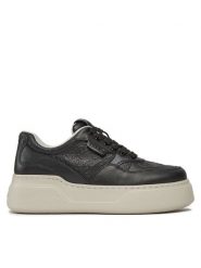 Liu Jo Sneakersy Tami 01 BF3145 PX143 Czarny. Czarne obuwie sportowe damskie Liu Jo, ze skóry, bez zapięcia. Za 979.99 zł.