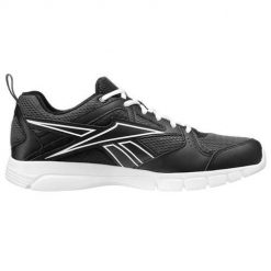 Buty do chodzenia damskie Reebok Trainfusion 50. Czarne obuwie sportowe damskie Reebok, z materiału, bez zapięcia, trekkingowe. Za 231.00 zł.