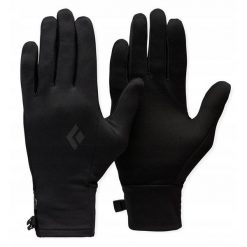 Rękawiczki do ekranów dotykowych Black Diamond. Czarne rękawiczki damskie Black Diamond, bez wzorów. Za 115.99 zł.