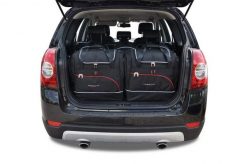 Torby Do Bagażnika Chevrolet Captiva 2006-2010 5Szt Kjust. Czarne torby podróżne KJUST, bez wzorów, z kauczuku. Za 1,512.00 zł.