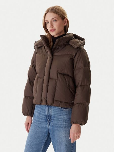 Levi's® Kurtka puchowa Western Bubble 003MD-0006 Brązowy Relaxed Fit. Brązowe kurtki damskie l, bez wzorów, z puchu, bez kaptura. Za 799.99 zł.