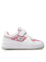 Champion Sneakersy Rebound Graphic S32688-CHA-WW006 Biały. Białe buty sportowe dziewczęce Champion, bez wzorów, ze skóry, bez zapięcia. Za 99.99 zł.