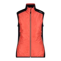 Damska kurtka bez rękawów CMP. Czerwone kurtki damskie CMP, na zimę, bez wzorów, z puchu, bez kaptura. Za 428.25 zł.