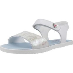 Sandały PABLOSKY 452100P Biały. Białe sandały damskie Pablosky, bez wzorów, ze skóry, bez obcasa, bez zapięcia. Za 225.99 zł.