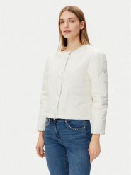 Morgan Kurtka przejściowa 251-GBOWIE Écru Regular Fit. Kurtki damskie Morgan, bez wzorów, z syntetyku, bez kaptura. Za 249.99 zł.