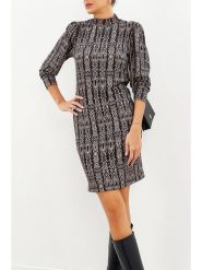 LA Angels Sukienka w kolorze czarno-szarym rozmiar: S. Czarne sukienki damskie LA Angels, bez wzorów, bez ramiączek. Za 164.45 zł.