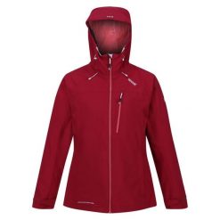 Kurtka Przeciwdeszczowa Damska Britedale LED. Fioletowe kurtki damskie Regatta, xl, bez wzorów, z materiału, z kapturem. Za 88.99 zł.