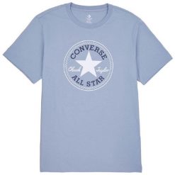 Koszulka Converse Chuck Patch Core, Dla obu płci. Niebieskie koszulki damskie Converse, m, bez wzorów, z bawełny, bez kołnierzyka, bez ramiączek. Za 290.00 zł.