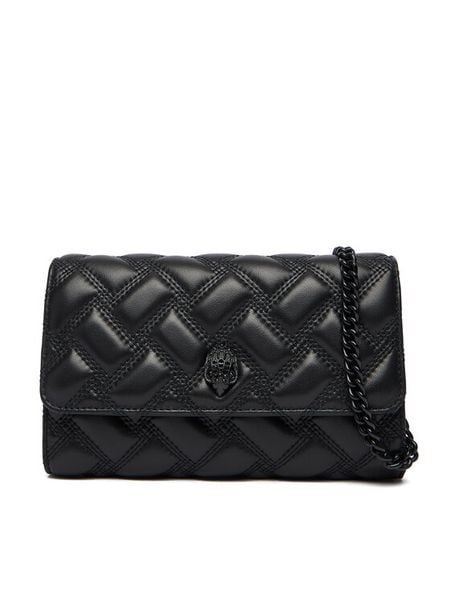 Kurt Geiger Torebka Kensington Chain 648400109 Czarny. Czarne torebki wieczorowe damskie Kurt Geiger, bez wzorów, ze skóry, bez dodatków. Za 659.99 zł.