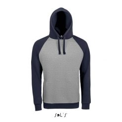 Bluza z kapturem Sol's Seattle. Niebieskie bluzy damskie SOL'S, l, bez wzorów, z bawełny, z kapturem. Za 174.45 zł.