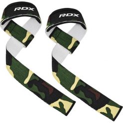 Paski do podnoszenia ciężarów RDX W1 Weight Training Wrist Straps. Zielone paski damskie RDX SPORTS, bez wzorów. Za 49.99 zł.