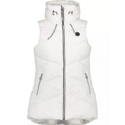 Kamizelka Luhta Koski - biała. Białe kamizelki damskie Luhta, na zimę, xs, bez wzorów, bez kaptura. Za 649.00 zł.