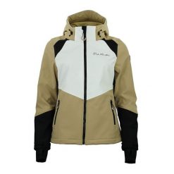 Kurtka damska Peak Mountain Softshell Ametisffb. Brązowe kurtki sportowe damskie Peak Mountain, s, bez wzorów, z softshellu. W wyprzedaży za 370.00 zł.