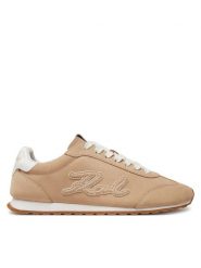 KARL LAGERFELD Sneakersy Venus KL65912 Beżowy. Brązowe obuwie sportowe damskie KARL LAGERFELD, z nubiku, bez zapięcia. Za 529.99 zł.
