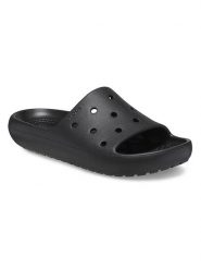 Crocs Klapki w kolorze czarnym rozmiar: 38/39. Czarne klapki damskie Crocs, bez wzorów, z otwartym noskiem, bez obcasa, bez zapięcia. Za 98.45 zł.