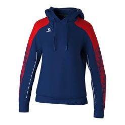 Bluza damska z kapturem Erima Evo Star. Czerwone bluzy damskie Erima, na zimę, bez wzorów, z materiału, z kapturem. Za 248.00 zł.