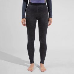 Legginsy termoaktywne damskie Odlo Natural Performance PW 150 BL Bottom Long. Szare legginsy damskie ODLO, xs, bez wzorów, z materiału. Za 234.95 zł.