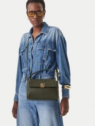 Calvin Klein Torebka Emblem Hw Pebble Shoulder Bag 25 LV04F3425G Zielony. Zielone torebki klasyczne damskie Calvin Klein, ze skóry, bez dodatków. Za 569.99 zł.