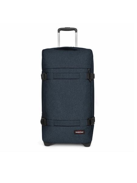 Eastpak Walizka średnia Transit'r M EK0A5BA826W1 Granatowy. Niebieskie walizki Eastpak, bez wzorów, z materiału, średnie. Za 439.99 zł.