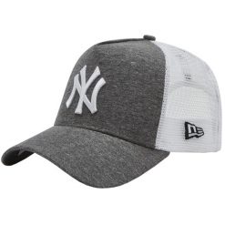 Czapka Trucker New Era MLB New York Yankees. Białe czapki z daszkiem damskie New Era, bez wzorów, z bawełny. Za 149.99 zł.