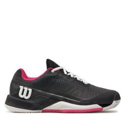 Buty do tenisa Wilson. Czarne obuwie sportowe treningowe Wilson, tenisowe. Za 399.99 zł.