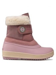 Olang Śniegowce Elfo Różowy. Czerwone kozaki dziewczęce Olang, bez wzorów, z syntetyku, bez obcasa, bez zapięcia. Za 229.99 zł.