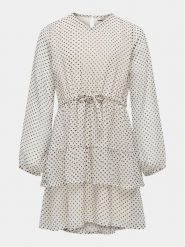 Kids ONLY Sukienka codzienna Isabella 15317147 Écru Regular Fit. Sukienki dziewczęce Kids Only, bez wzorów, z syntetyku. Za 129.99 zł.
