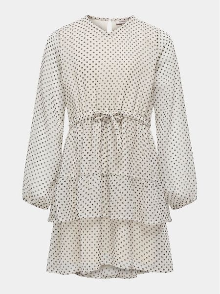 Kids ONLY Sukienka codzienna Isabella 15317147 Écru Regular Fit. Sukienki dziewczęce Kids Only, bez wzorów, z syntetyku, bez ramiączek, proste. Za 99.99 zł.