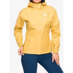 Kurtka przeciwdeszczowa damska Helly Hansen Loke Jacket. Żółte kurtki damskie Helly Hansen, bez wzorów, bez kaptura. Za 377.99 zł.