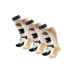 Skarpety narciarskie - Damskie - 6 par - Warm Sand. Brązowe skarpetki damskie POEDERBAAS, bez wzorów, z wełny. W wyprzedaży za 329.62 zł.